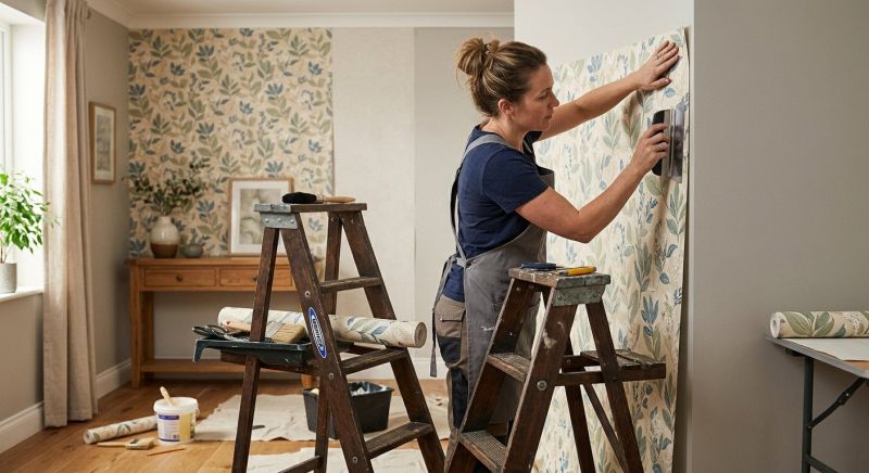 Bedroom Wallpaper Installation in Kansas City, MO