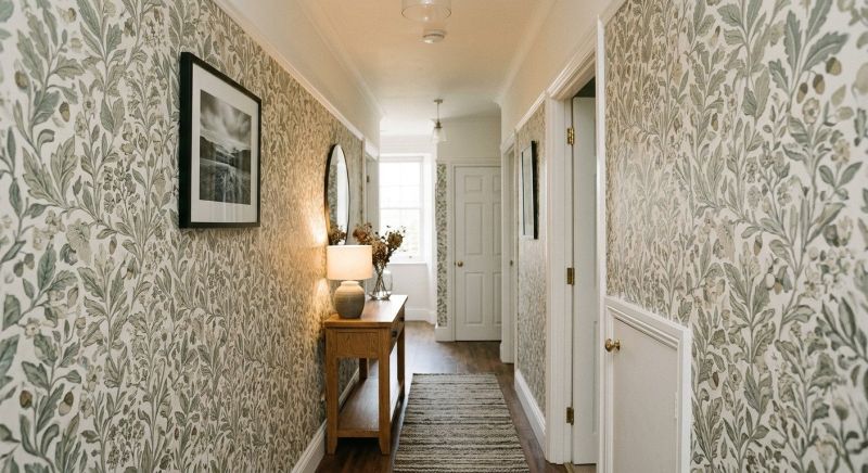 Hallway Wallpaper Installation in Conroe, TX