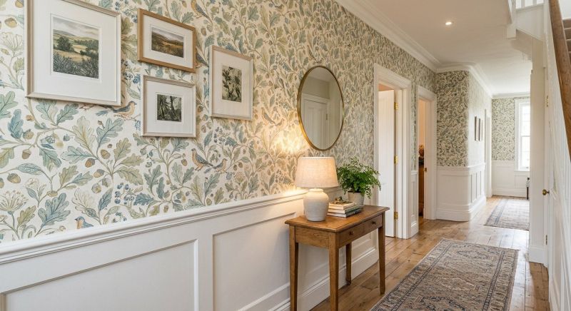 Hallway Wallpaper Installation in Alpharetta, GA