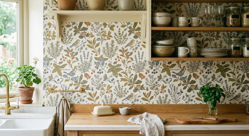 Kitchen Wallpaper Installation in Denver County, CO