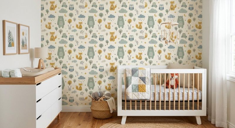 Nursery Wallpaper Installation in Olathe, KS