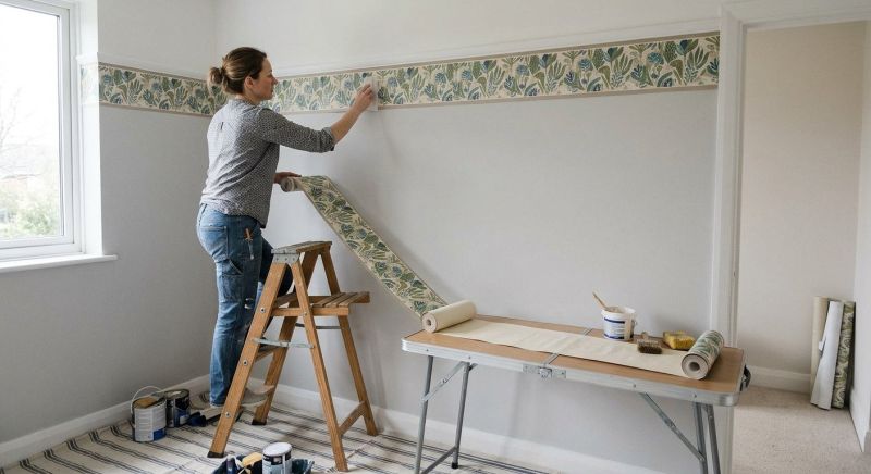 Wallpaper Border Installation in Overland Park, KS