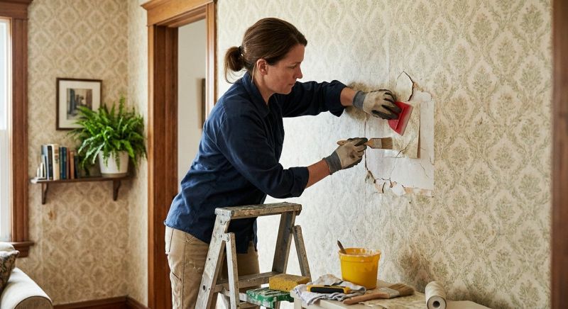 Wallpaper Seam Repair in Olathe, KS